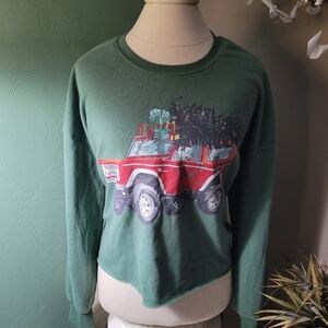 Like New Cropped Bronco Sweatshirt